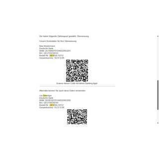 CSS QR-CODE - Transfercode